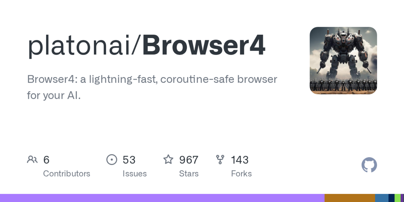 show hn browser4 an opensource browser engine for agents and concurrency