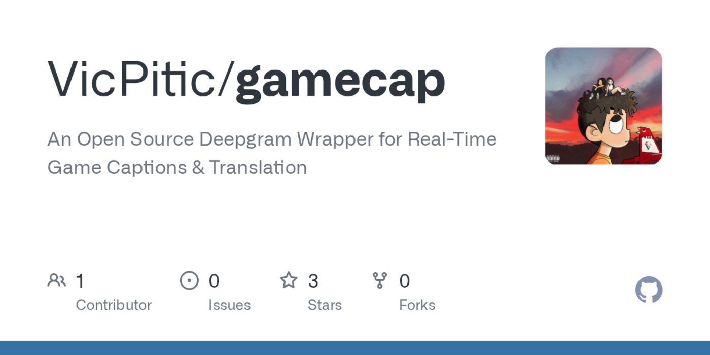 gamecap opensource multilingual game subtitles