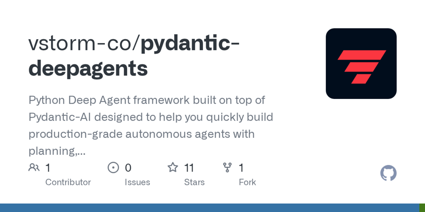 pydanticaideepagents ai agent framework planning filesystem and subagents