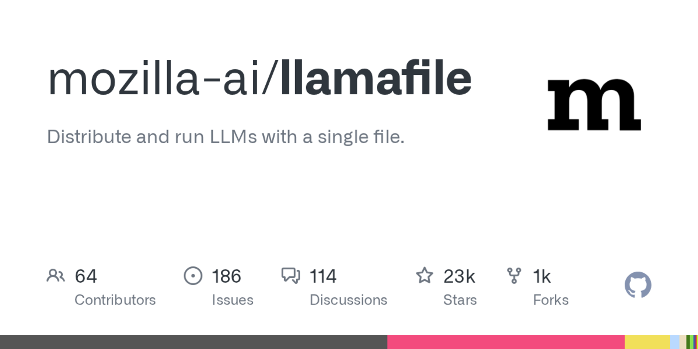 llamafile distribute and run llms with a single file