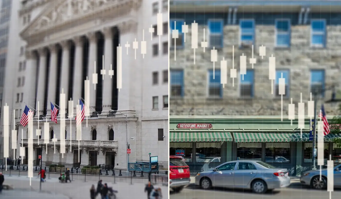 why wall street is booming while main street is stagnating