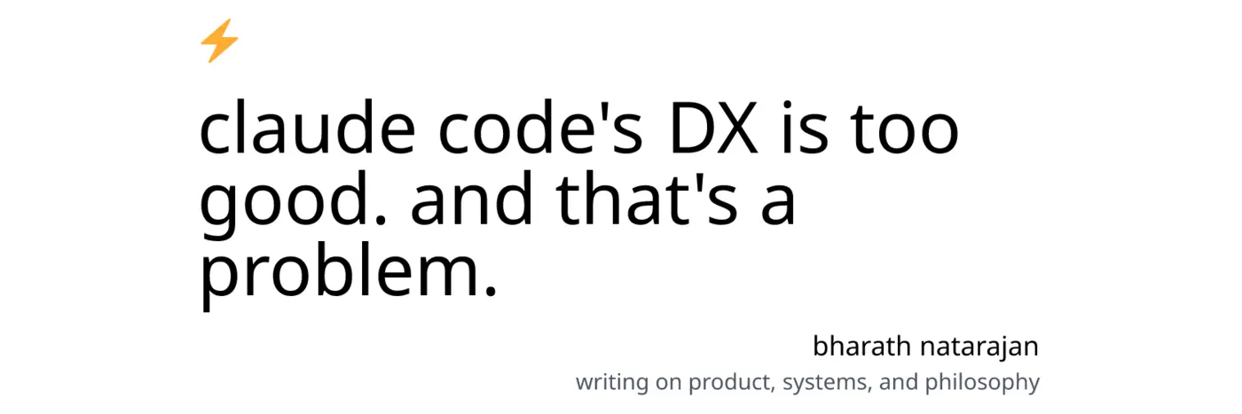 claude codex27s dx is too good and thatx27s a problem