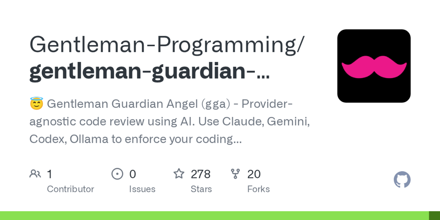 gentleman guardian angel ai provideragnostic code review via git hook