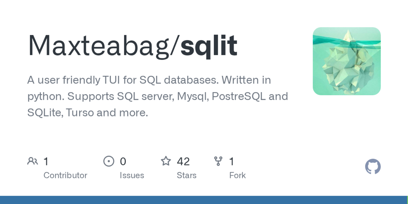 sqlit a lazygitstyle tui for sql databases