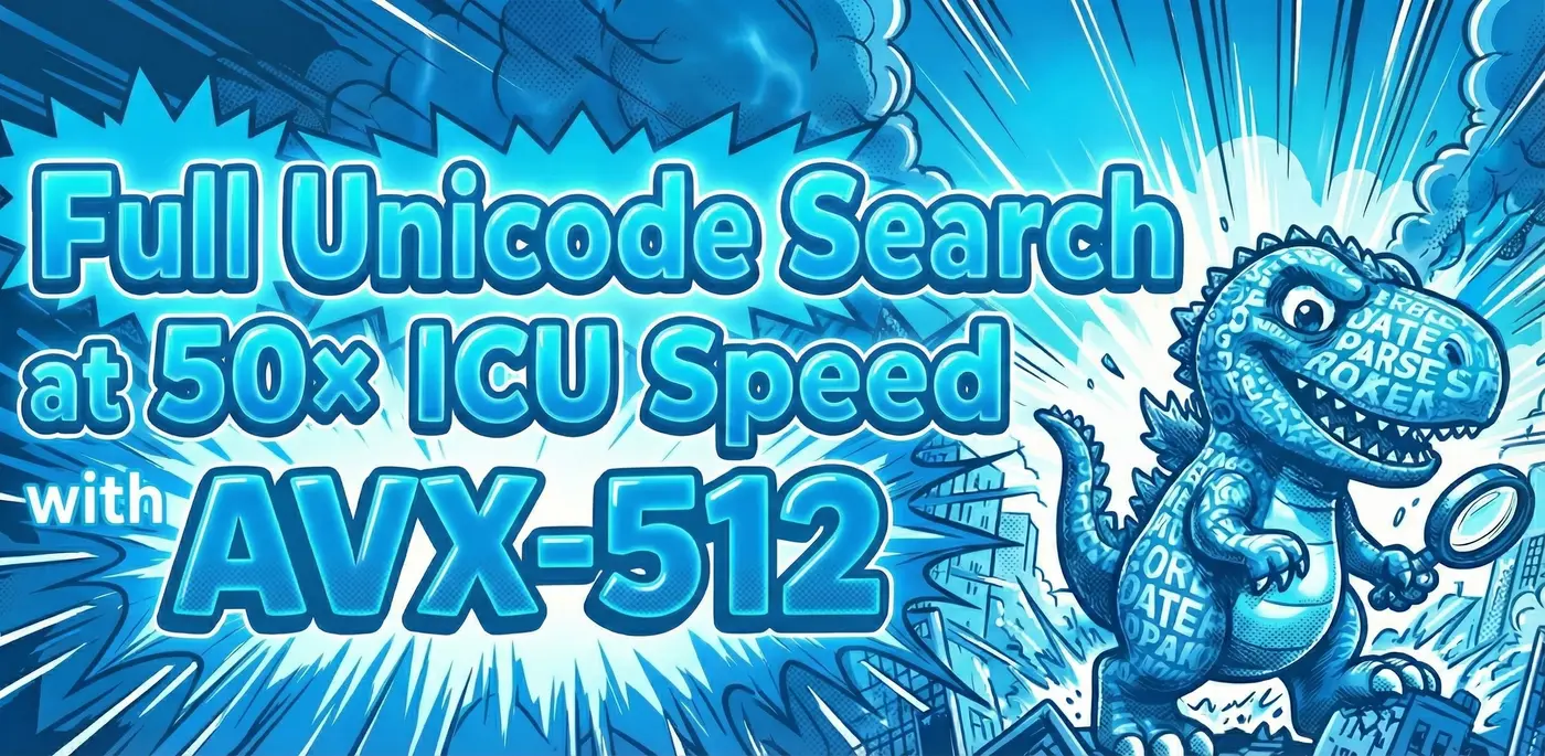 full unicode search at 50 icu speed with avx512