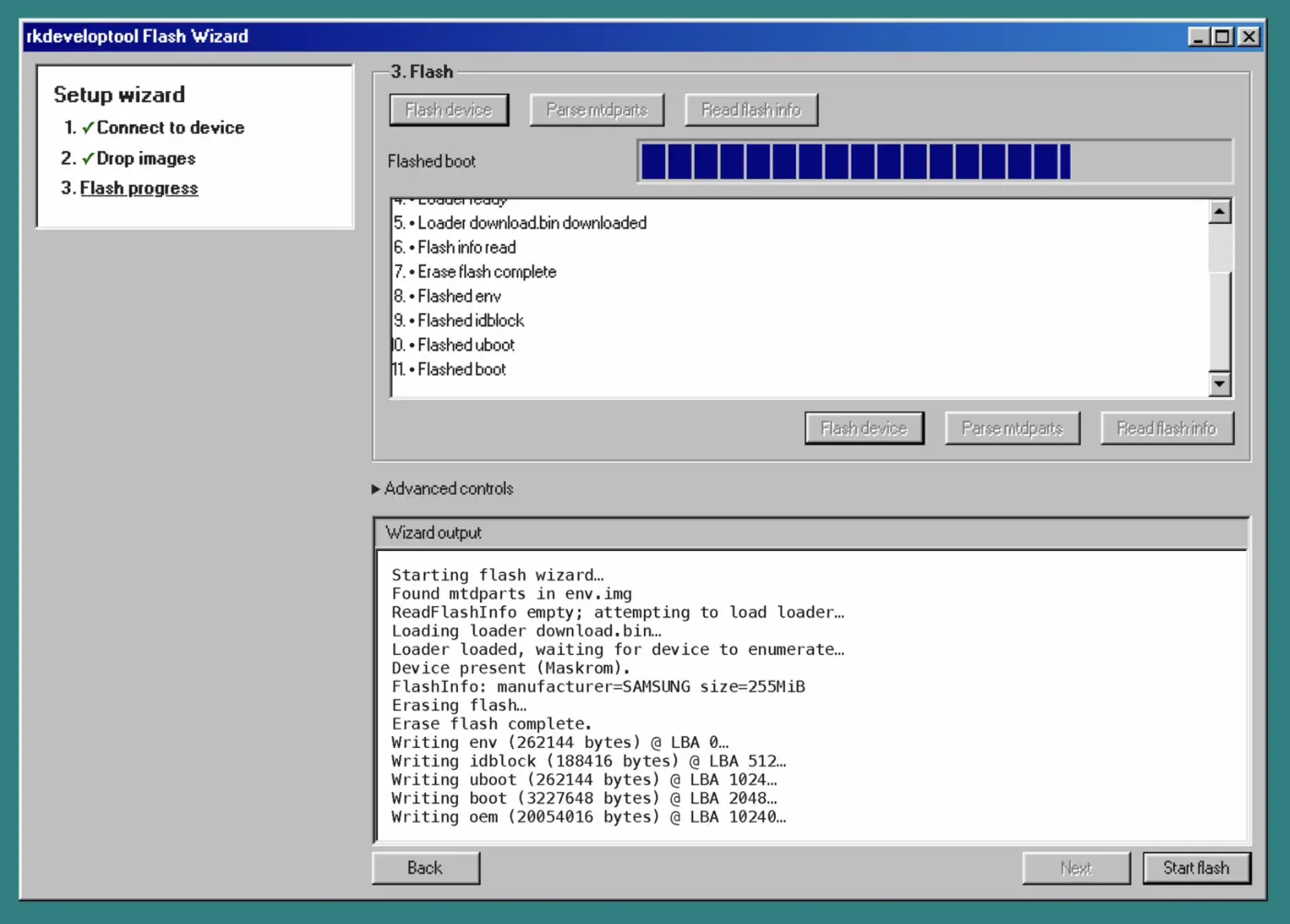 web flasher for rockchip
