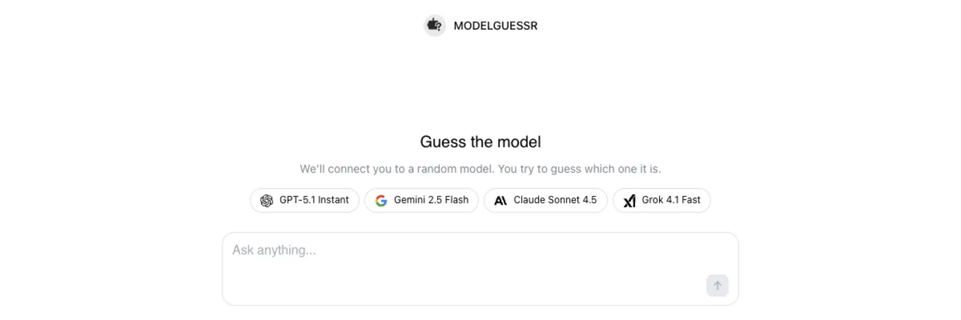 show hn modelguessr can you tell which ai youx27re chatting with