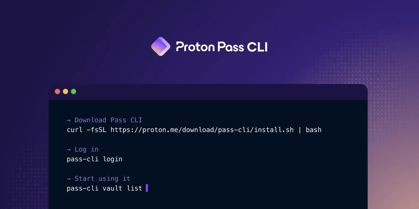 cli for proton pass