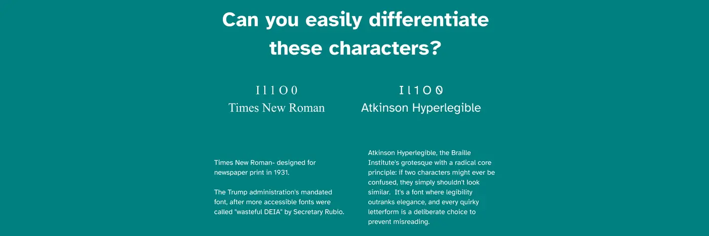 trump gov thinks calibri is woke us typography just regressed to 1931