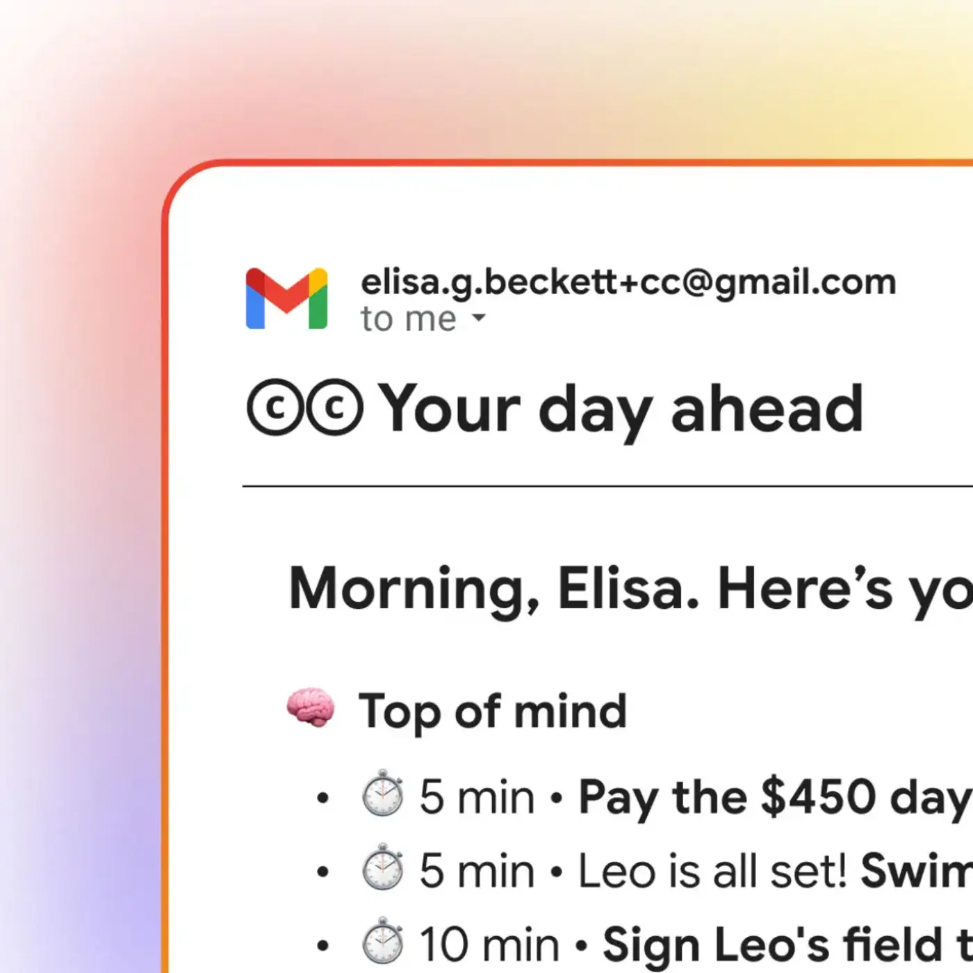 cc a new ai productivity agent that connects your gmail calendar and drive