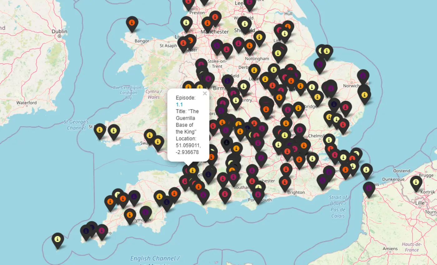 time team map of episodes 2021