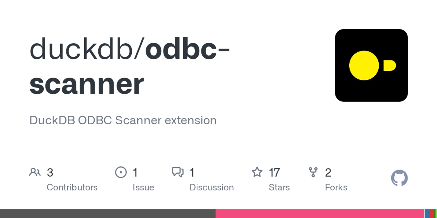 duckdb odbc scanner extension