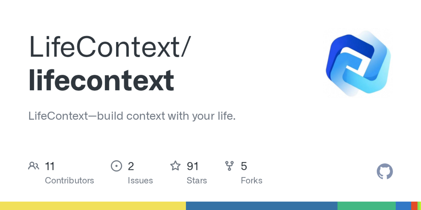show hn lifecontextbuild context with your life