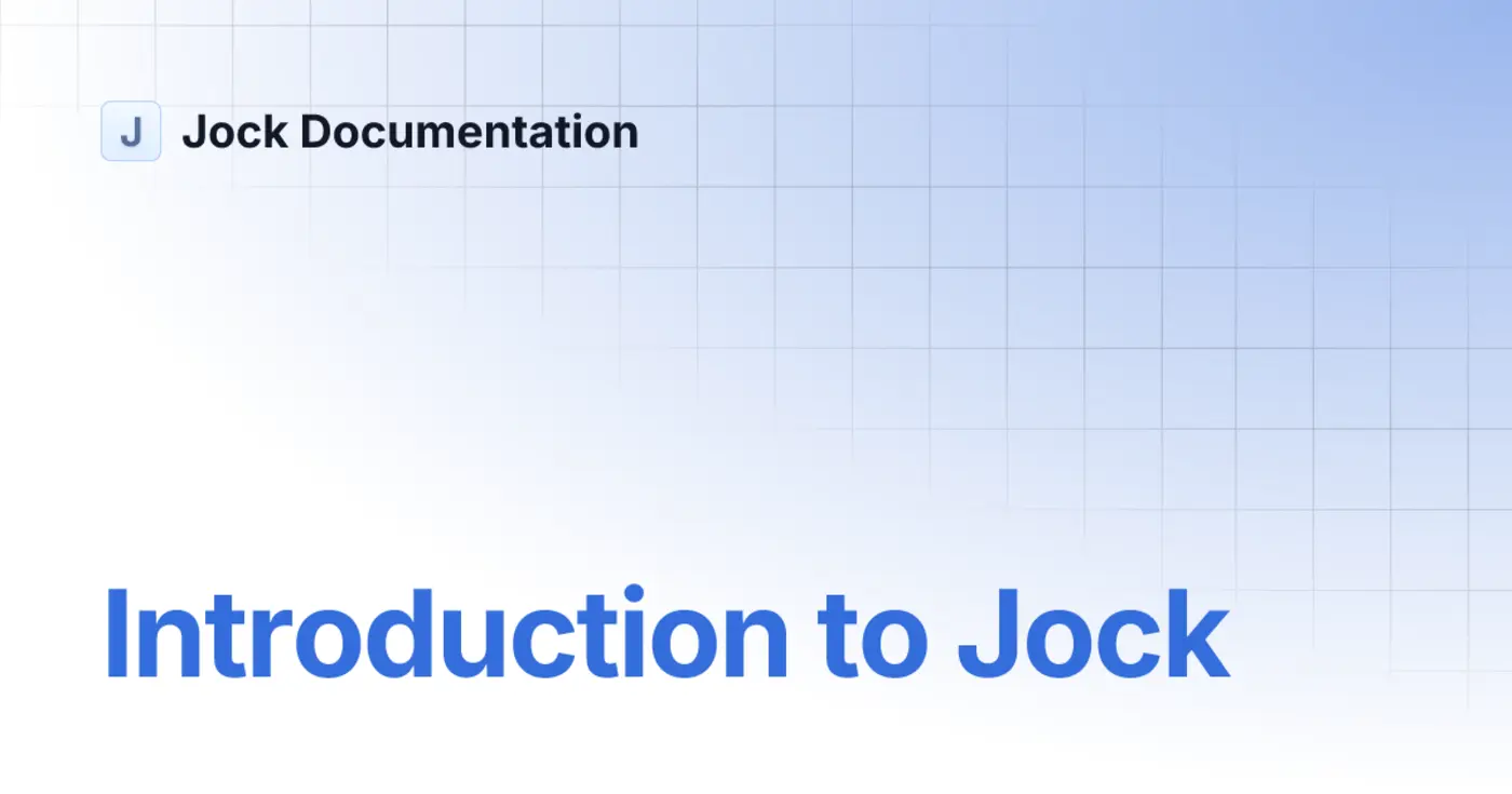 introduction to jock