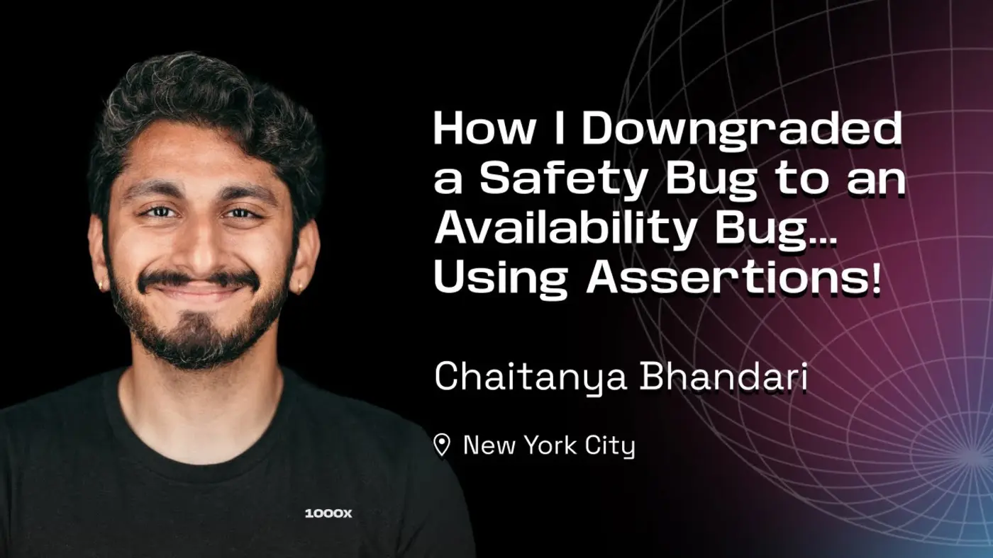 i downgraded a safety bug to an availability bug using assertions video