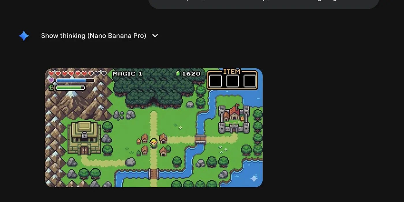 nano banana is so good that you can use it to play a rpg at 1 frame a minute