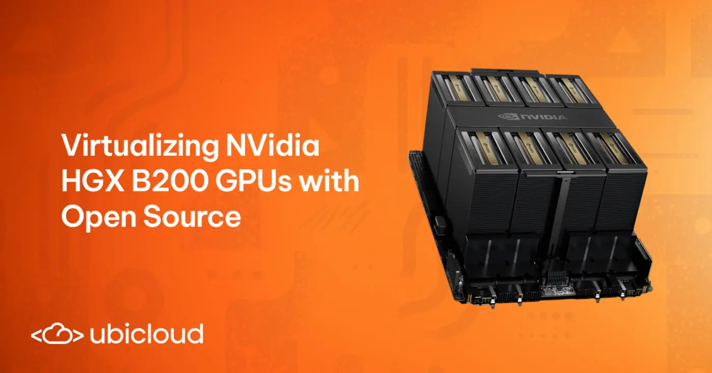 virtualizing nvidia hgx b200 gpus with open source
