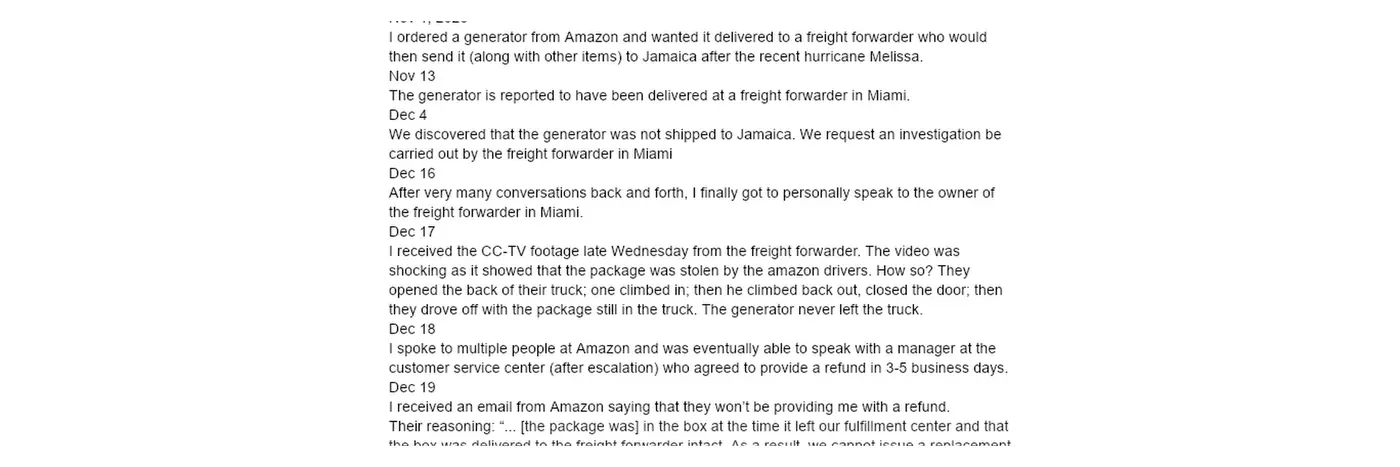 amazon drivers stole my package and now i canx27t get a refund