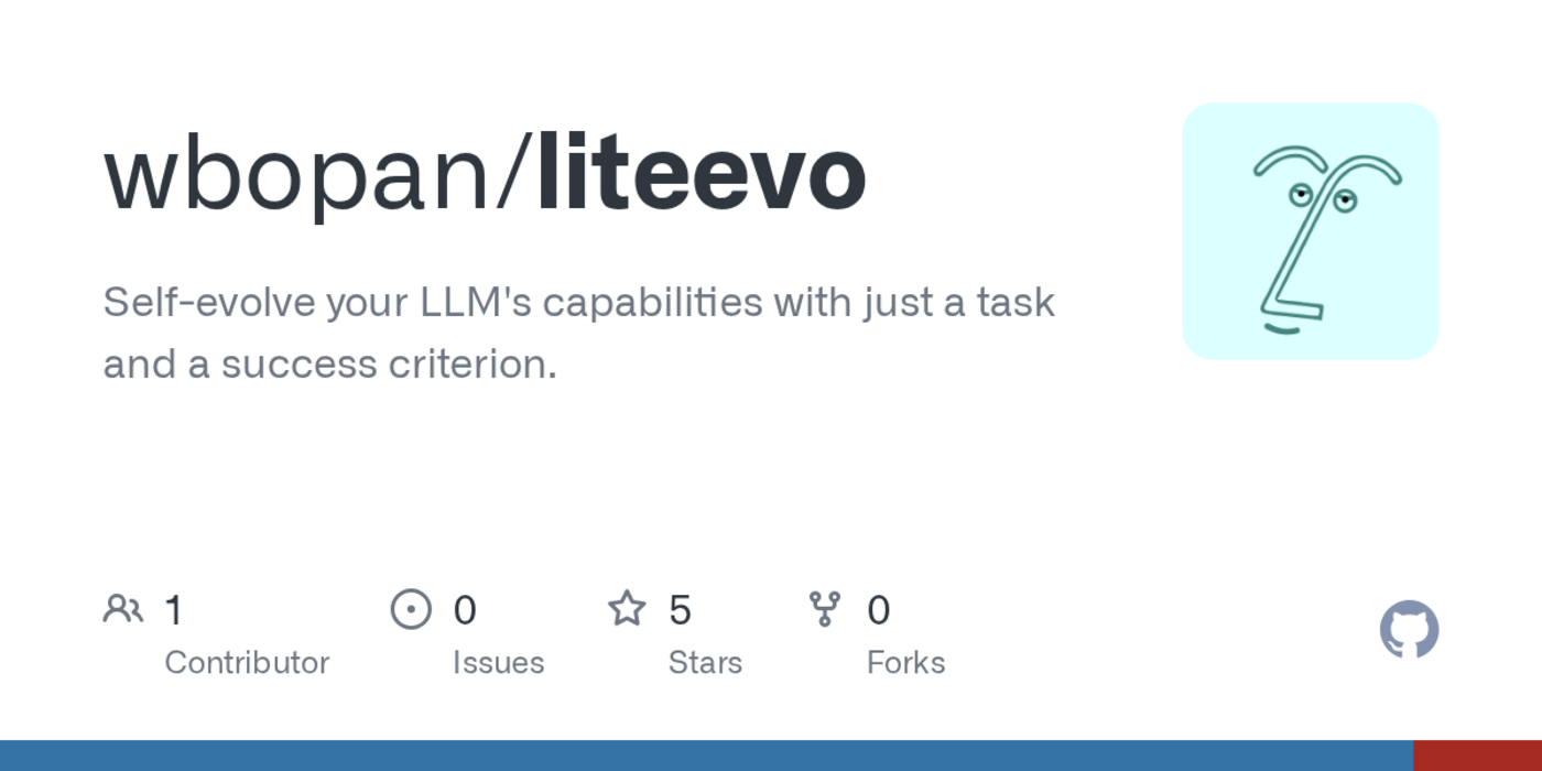 show hn liteevo let llms evolve their own playbook based on trial and error