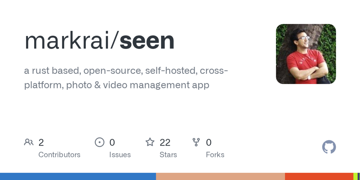 show hn seen xplatformselfhostedopensrc photo and video solution