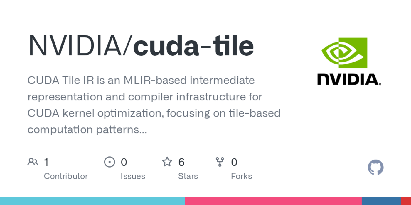 cuda tile open sourced