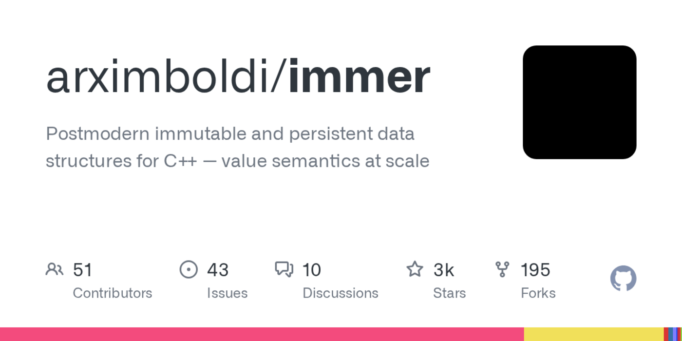 immer a library of persistent and immutable data structures written in c