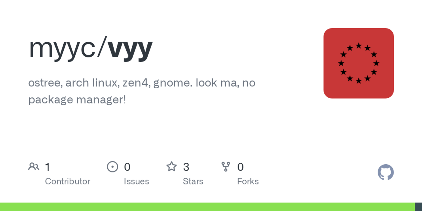 show hn an immutable ostreebased arch linux image