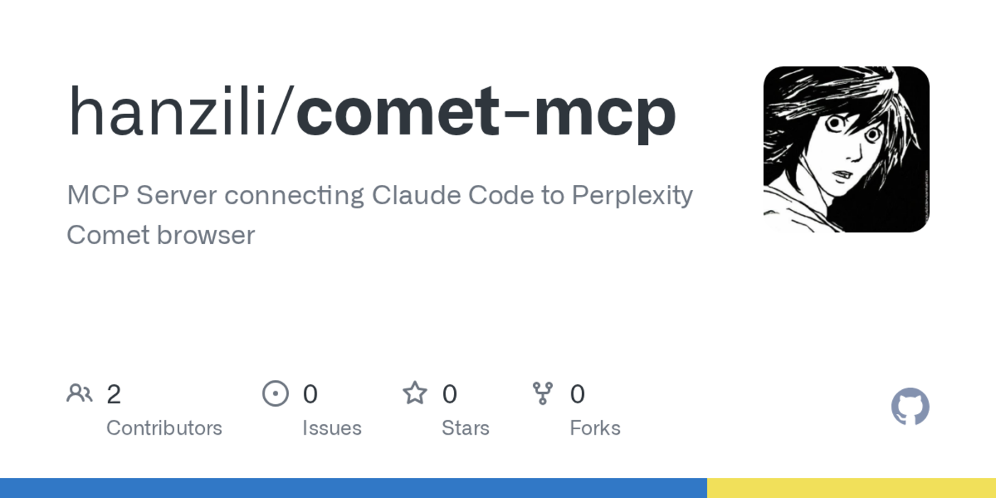 show hn comet mcp give claude code a browser that can click