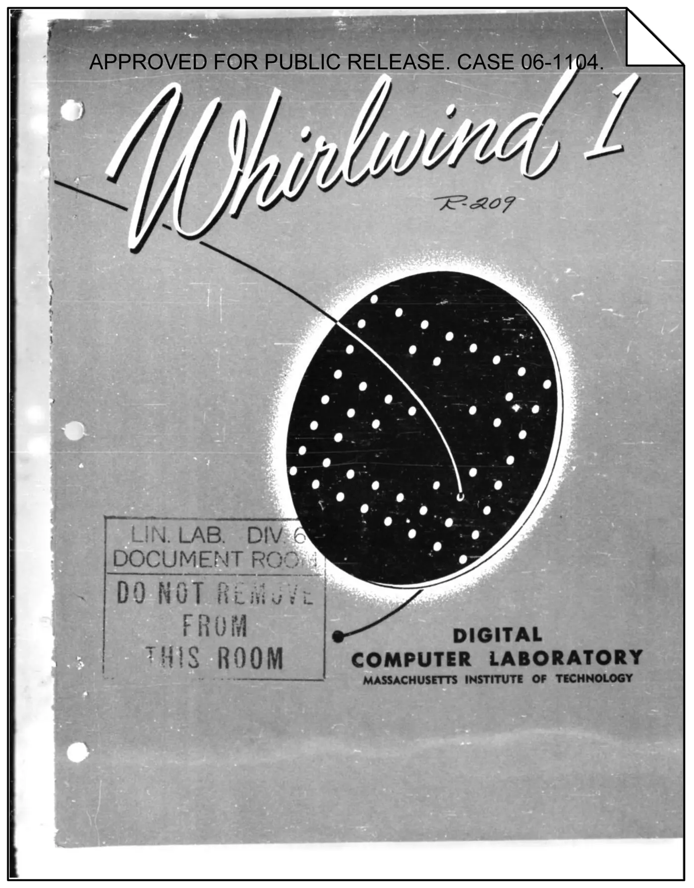 mit whirlwind i a highspeed electronic digital computer 1951