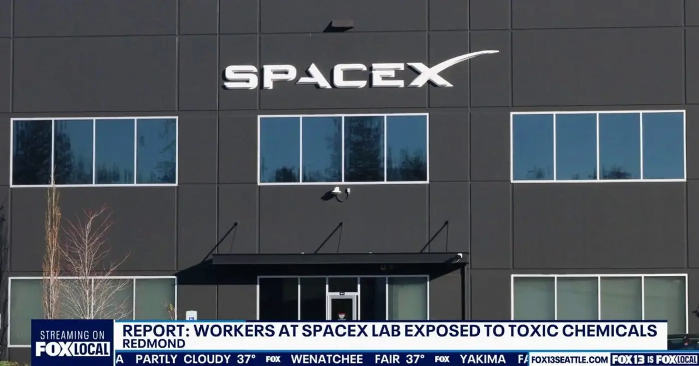 workers at redmond spacex lab exposed to toxic chemicals