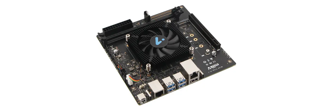 milkv titan a 329 8core 64bit riscv miniitx board with pcie gen4x16