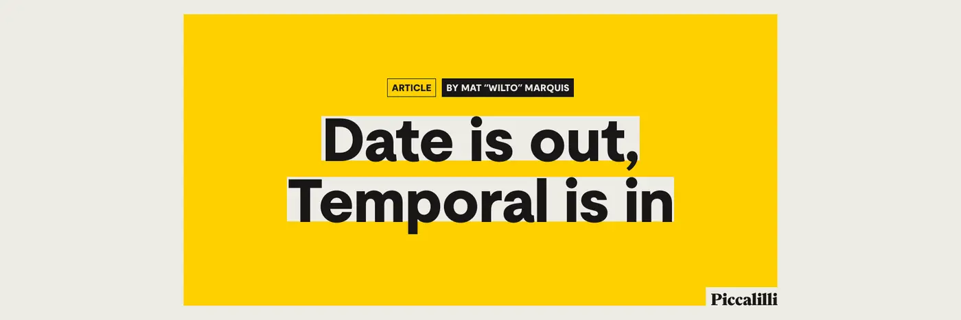 date is out temporal is in