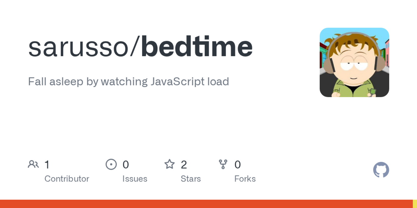 show hn fall asleep by watching javascript load