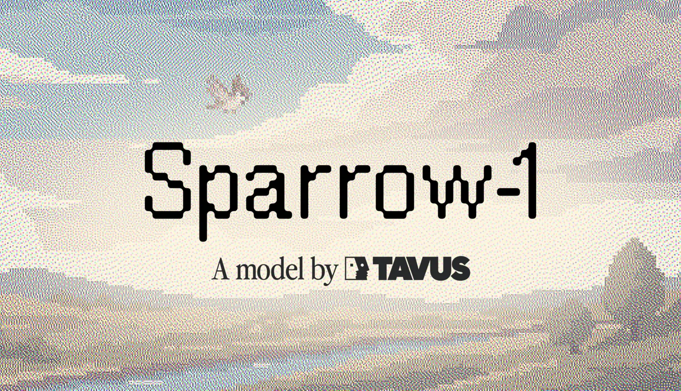 show hn sparrow1 audionative model for humanlevel turntaking without asr