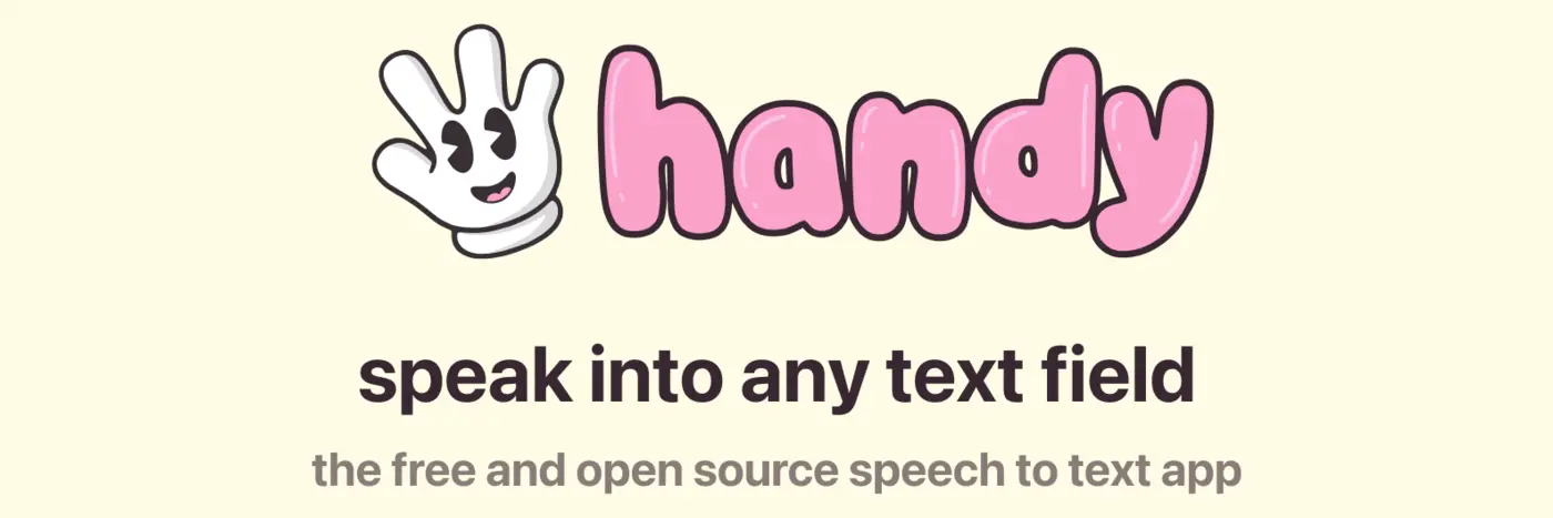 handy free open source speechtotext app