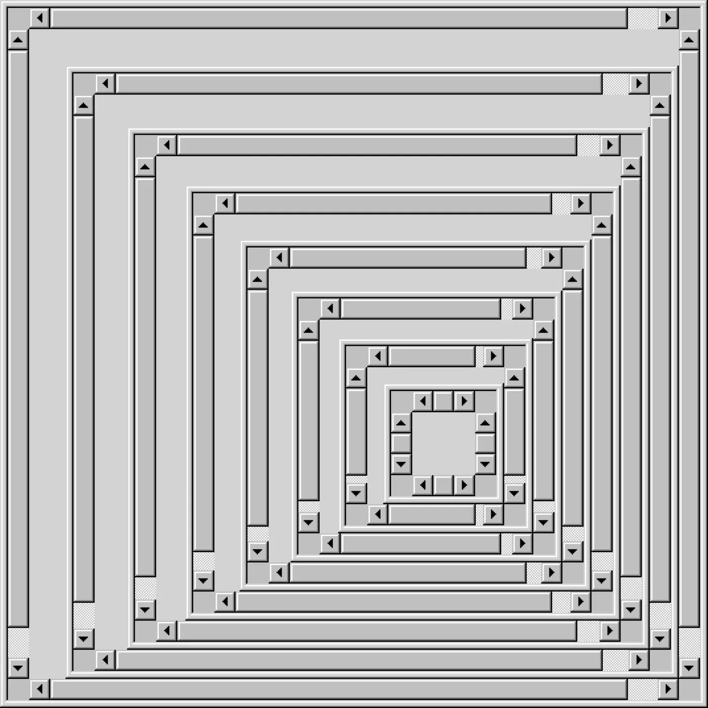 scrollbars in scrollbars