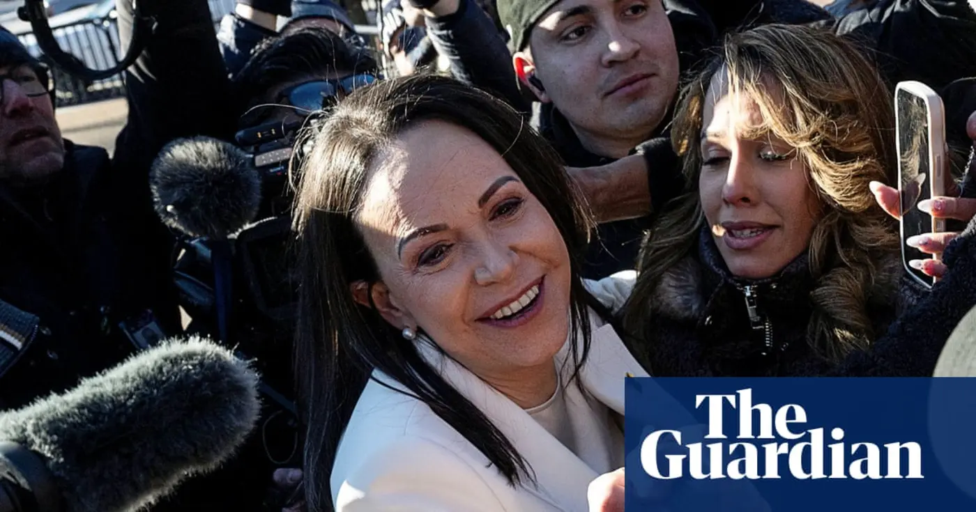 mara corina machado says she presented trump with her nobel peace prize medal