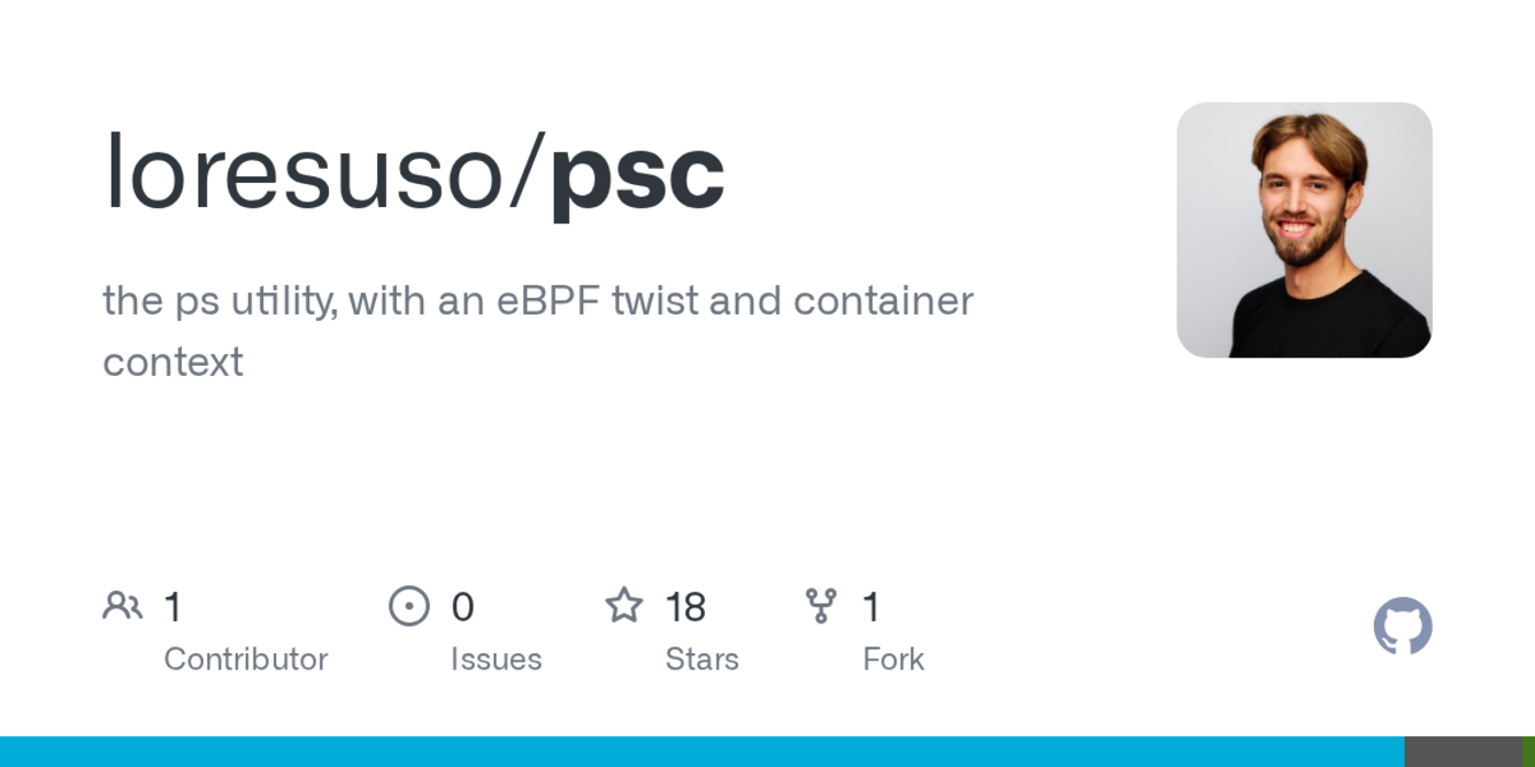 psc the ps utility with an ebpf twist and container context