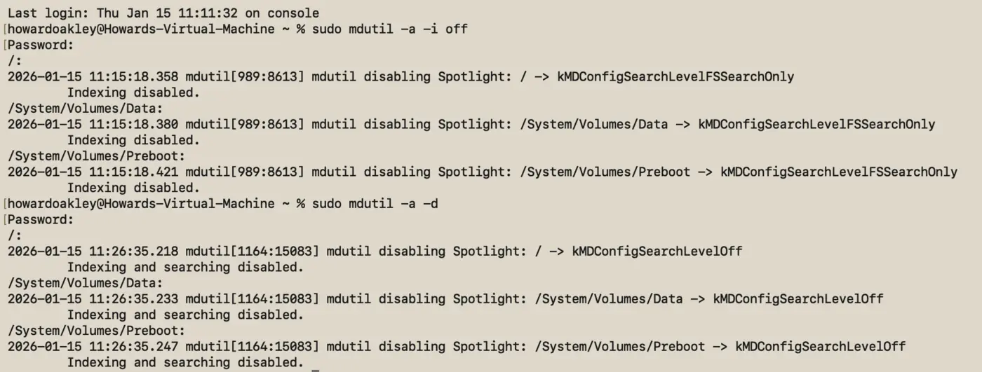 can you disable spotlight and siri in macos tahoe