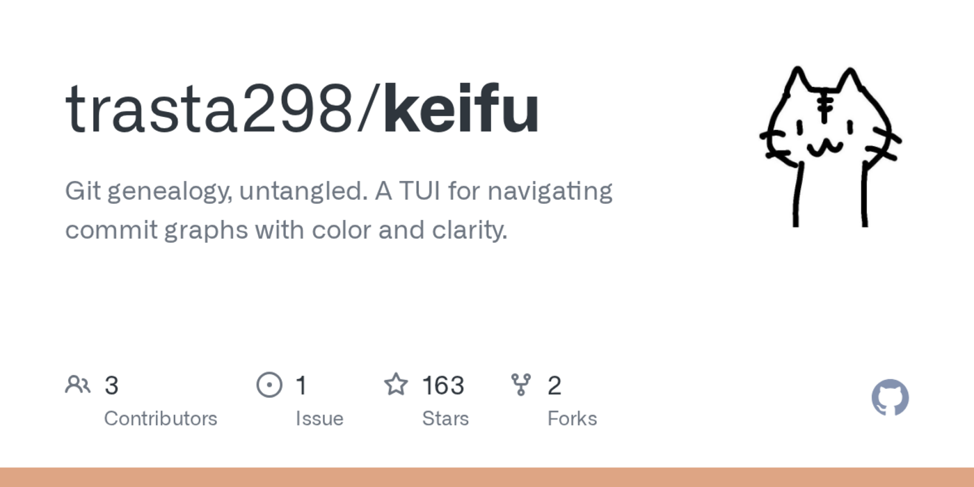 keifu a tui for navigating commit graphs with color and clarity