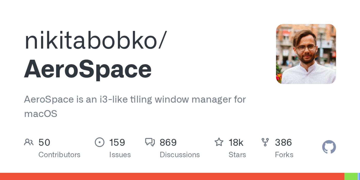 aerospace is an i3like tiling window manager for macos