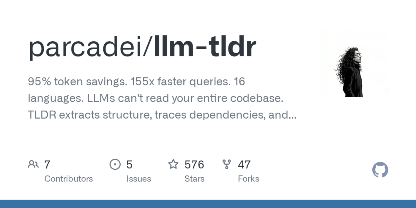 tldr code analysis for ai agents