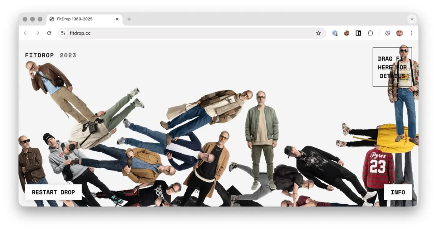 fitdrop personal exploration of fashion from 1980 to 2025