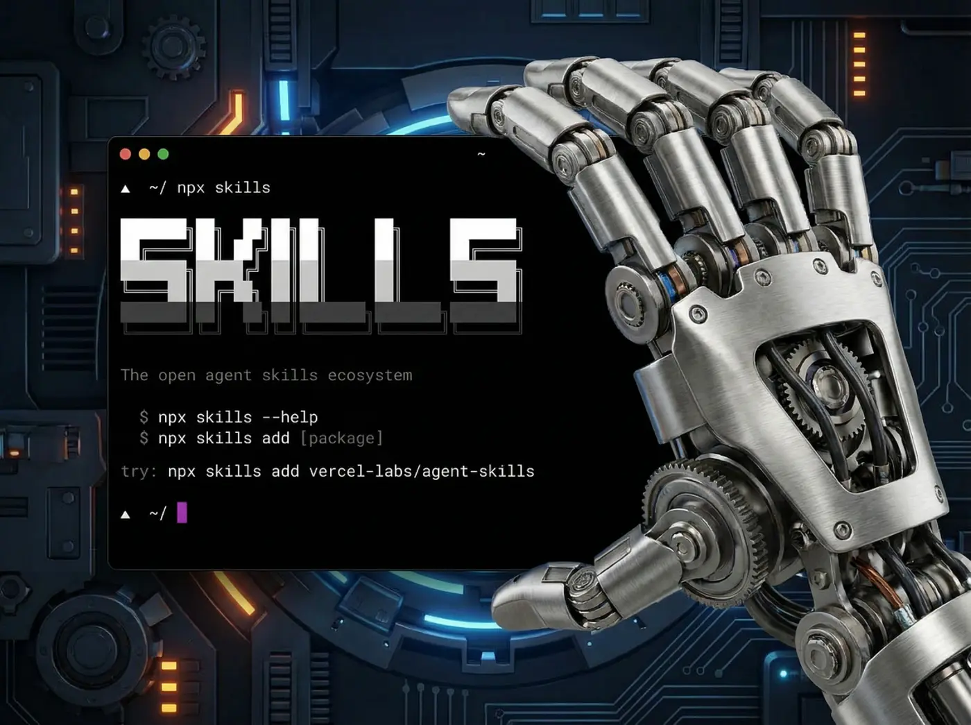 vercel launches skills quotnpm for ai agentsquot with react best practices builtin