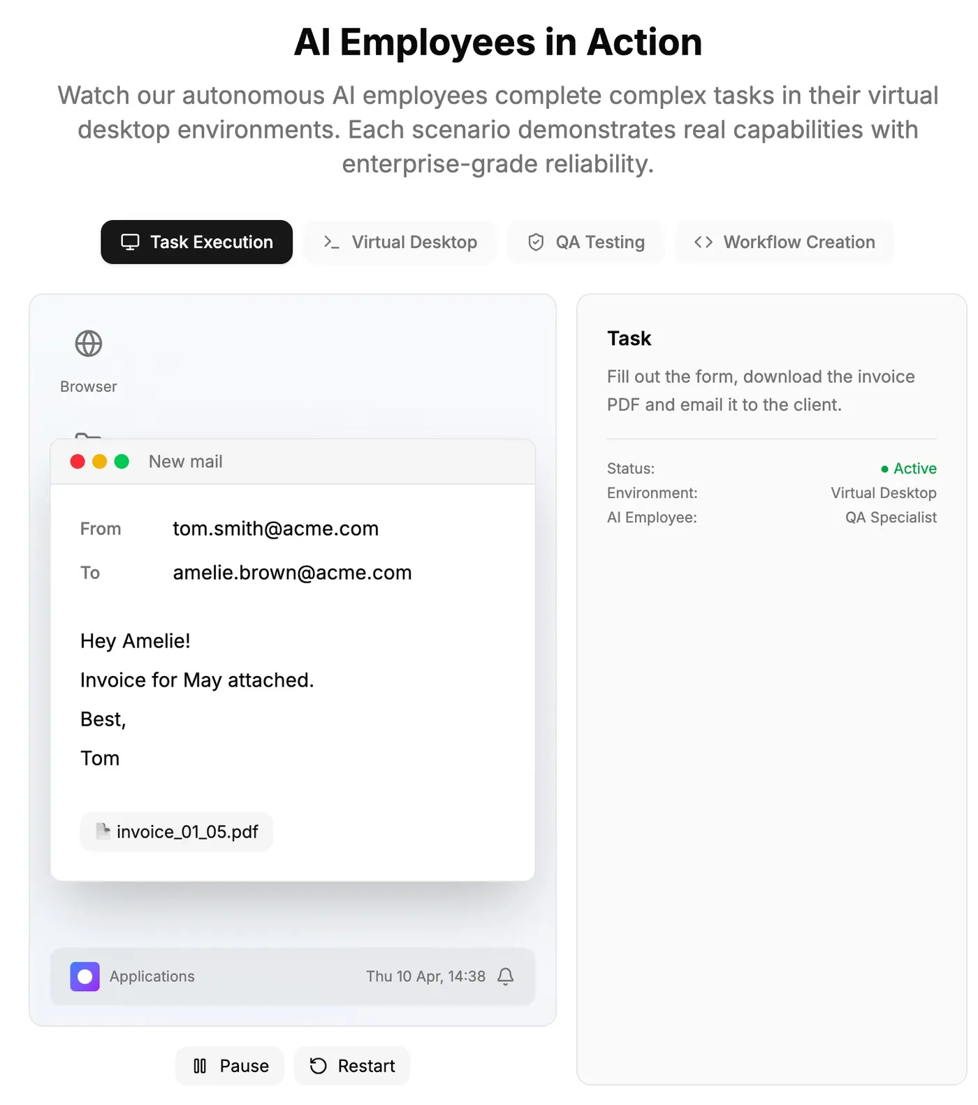 show hn vita ai coworker autonomous agents for testing and desktop automation