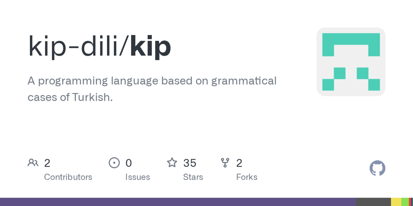 a programming language based on grammatical cases of turkish