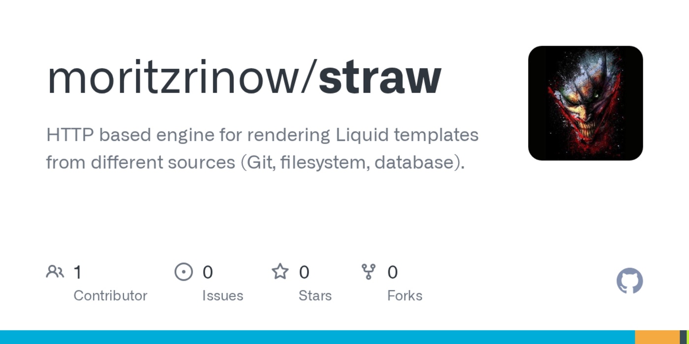 show hn straw http liquid template engine