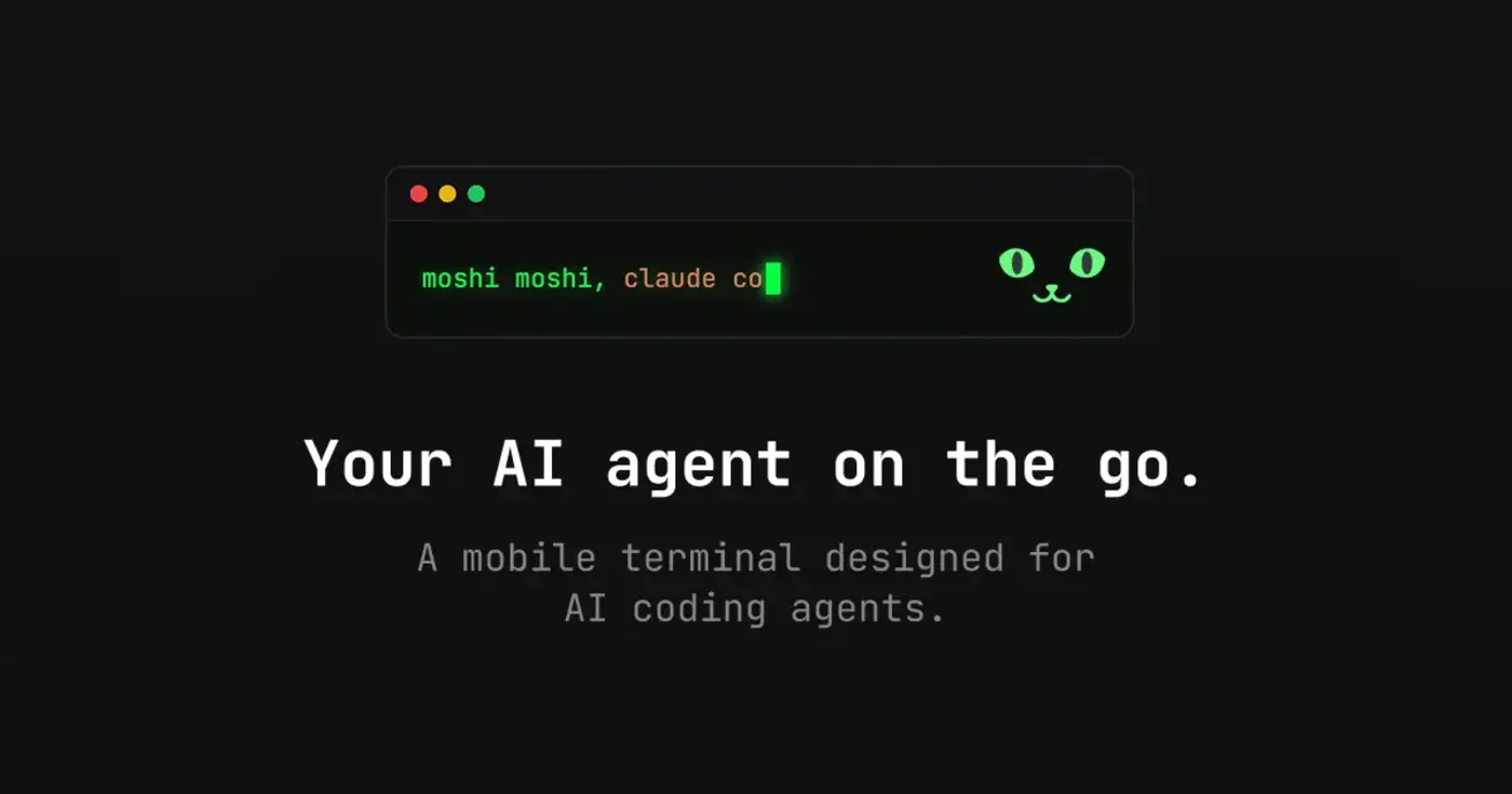 show hn moshi talk to claude code from your phone zero desktop install