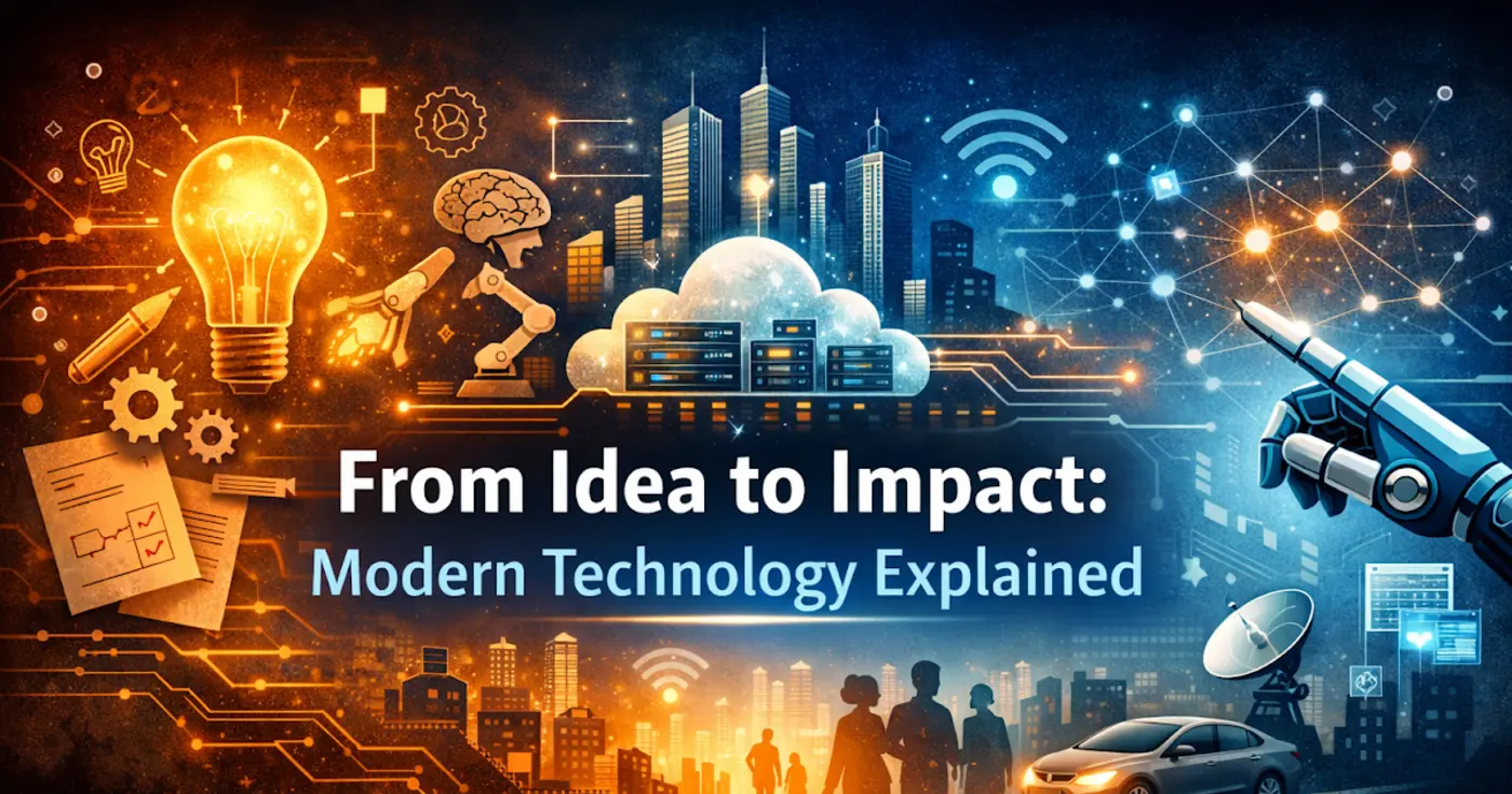 from idea to impact how modern technology is built and scaled