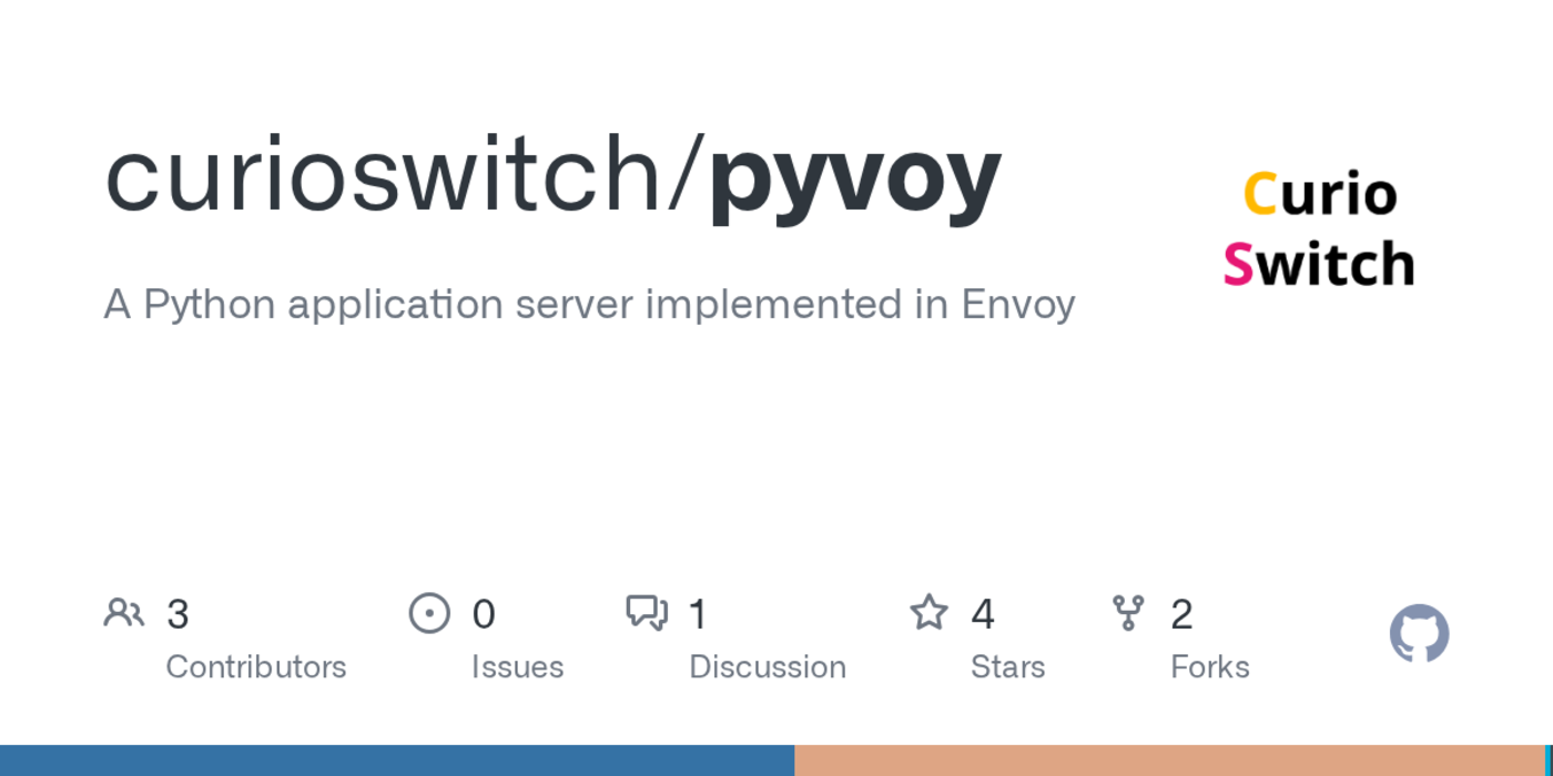 show hn pyvoy a modern python application server built in envoy